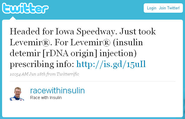 First Branded Tweet